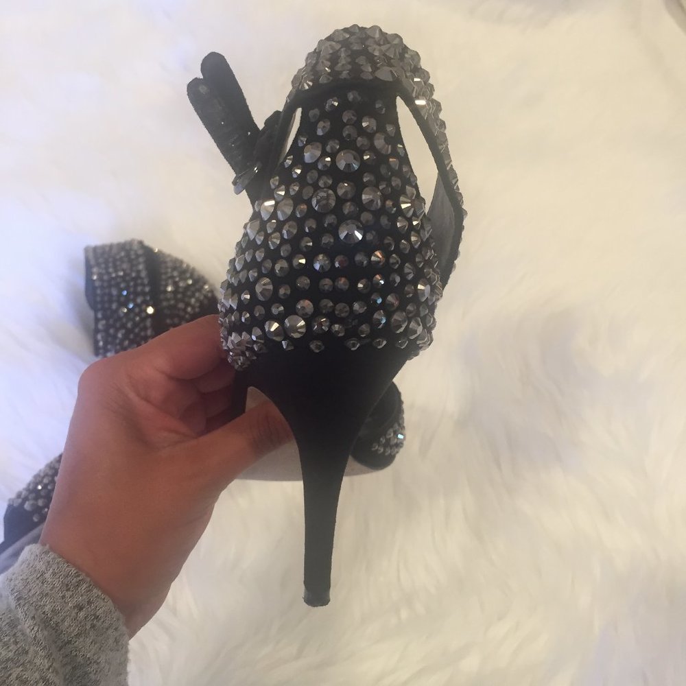Aldo rhinestone heel size 7.5 - Picture 3 of 6